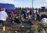 Çorlu'da tren vagonu devrildi!