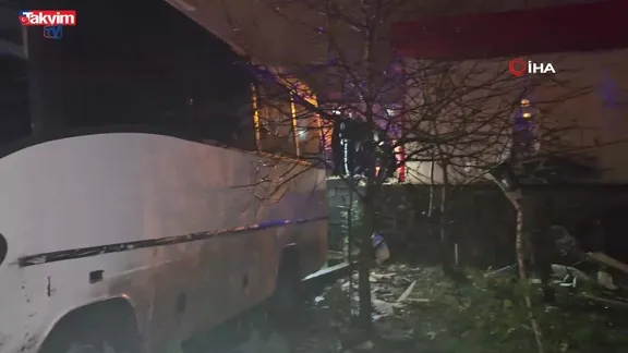 Zonguldak'ta midibüs kazası: 2 yaralı 1 ölü