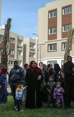 TİKA'nın Gazze'de inşa ettiği konutlar Filistinlilere teslim edildi