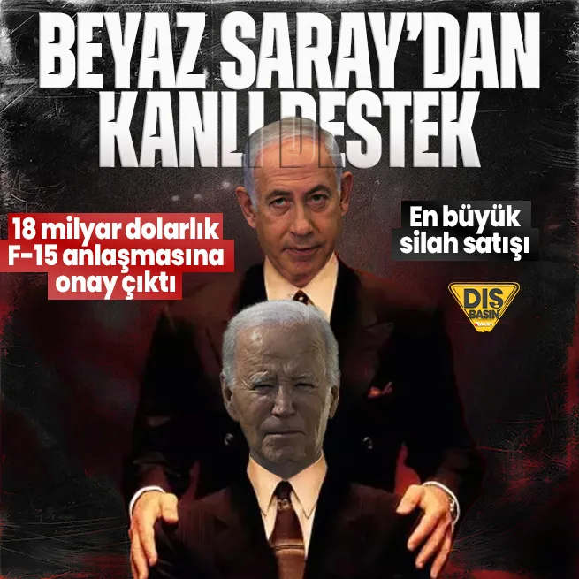 ABD’den İsrail’e destek paketi! F-15’lere onay çıktı: Beyaz Saray en büyük silah satışına hazırlanıyor