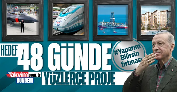 7'lı koalisyonun hayalini kuramayacağı projeler! Başkan Recep Tayyip Erdoğan 48 günlük yeni hizmet maratonuna başlıyor