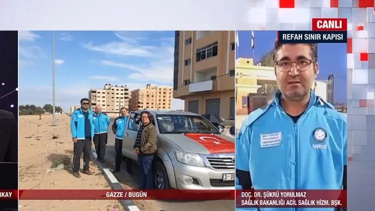 Gazze'ye giren Türk heyeti A Haber'de!