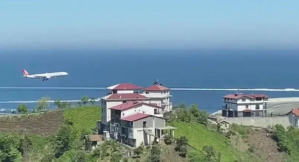 Rize-Artvin Havalimanı’na ilk yolcu uçağı indi! Başkan Erdoğan'a özel teşekkür-6
