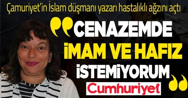 Cenazemde imam, hafız, Arapça istemiyorum