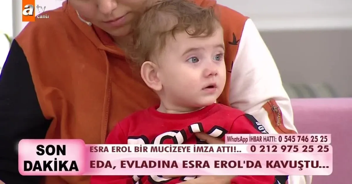 Esra Erol'da 3 Ekim bölümünde neler yaşandı? Eda evladına Esra Erol'da programında kavuştu