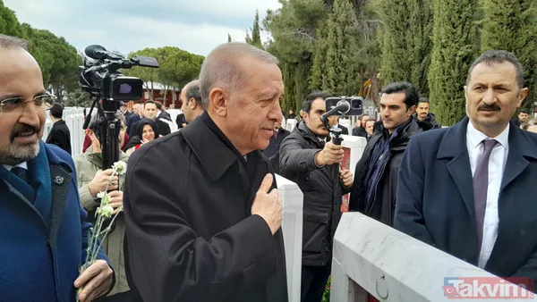 Şehitlere vefa... Başkan Erdoğan, Çanakkale'de şehitliklere karanfil bıraktı - 26
