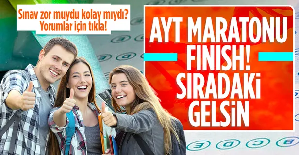 26-27 Haziran üniversite sınavı yorumları - 2021 AYT sınavı zor muydu kolay mıydı?