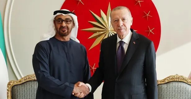 Başkan Erdoğan Birleşik Arap Emirlikleri Devlet Başkanı Muhammed Bin Zayed Al Nahyan ile görüştü