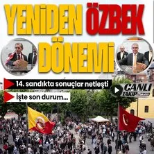 14. sandıkta seçimi garantiledi! Galatasaray’ın başkanı yeniden Dursun Özbek seçildi