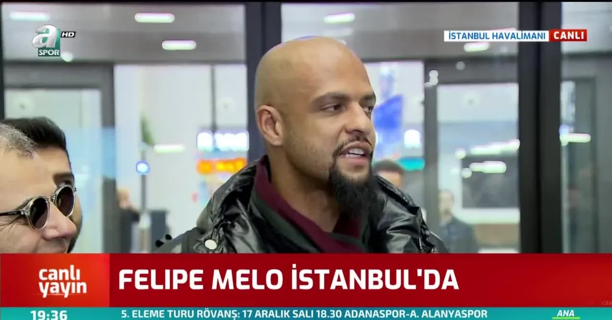 Galatasaray'ın eski oyuncusu Felipe Melo İstanbul'da! Taraftara Fenerbahçe mesajı
