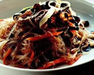 Sebzeli Etli Makarna Japchae Tarifi