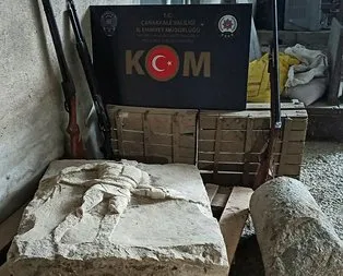 2000 yıllık Galadyatör Rölyefi ele geçirildi!