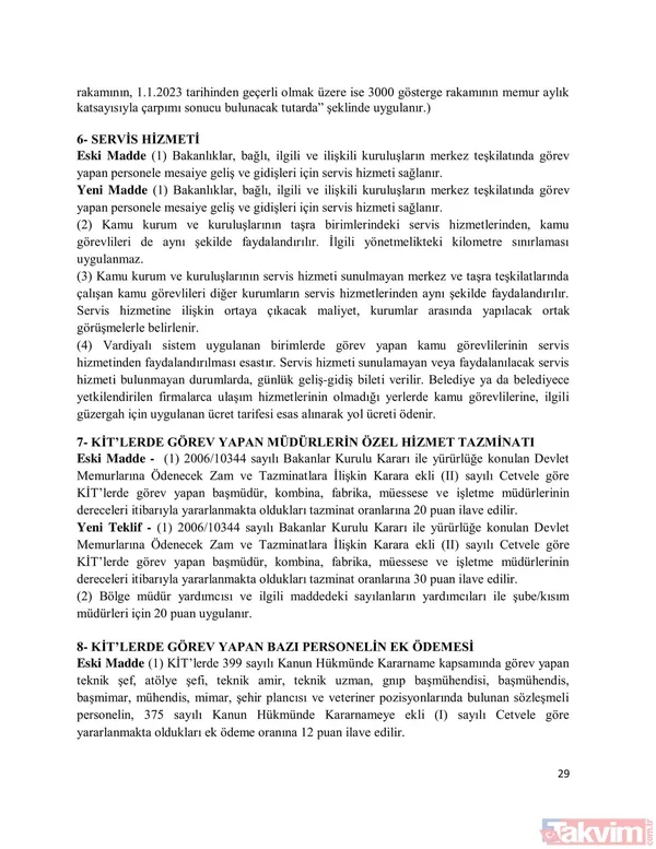 Sendikalar memur ve memur emeklisi için ne talep etti? Memur toplu sözleşme zammı yüzde kaç? İşte detaylar... - 33