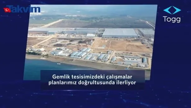TOGG, Gemlik Tesisindeki çalışmaların son görüntüleri paylaştı