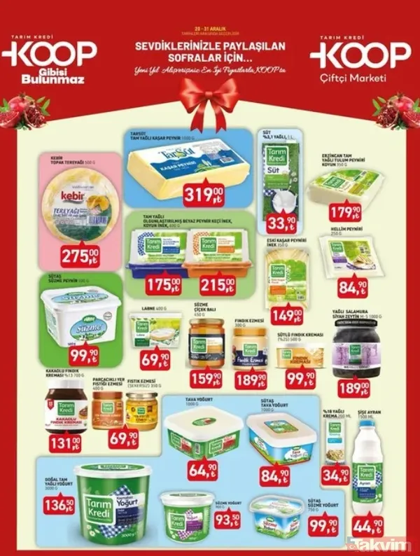 Tarım Kredi KOOP Market 31 Aralık yılbaşı kataloğu! 100'den fazla üründe indirim - 5