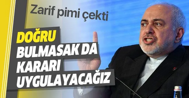 İran Dışişleri Bakanı Cevad Zarif: Nükleer faaliyetleri hızlandıracak yasayı uygulayacağız