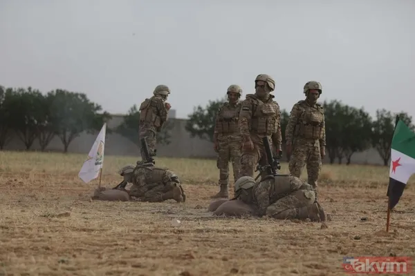 Başkan Erdoğan Suriye'nin kuzeyine yeni operasyon sinyali vermişti! Suriye Milli Ordusu 2 bin askerle tatbikat yaptı - 6