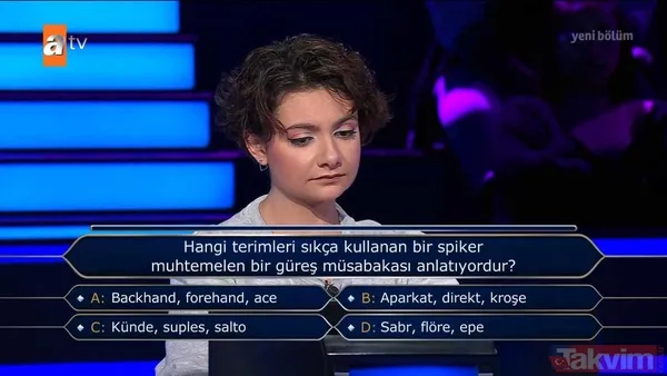 Kenan İmirzalıoğlu'nun sunduğu Kim Milyoner Olmak İster'de enerjisiyle gece damga vuran yarışmacı bakın hangi Yeşilçam sorusunda elendi - 19