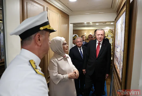 Başkan Erdoğan, Gazi Mustafa Kemal Atatürk’ün manevi mirası Savarona yatını inceledi - 4