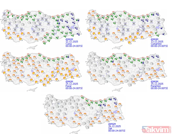47 il alarm listesinde! Meteoroloji uyardı: Atkıları sıkı sıkı sarın - 23