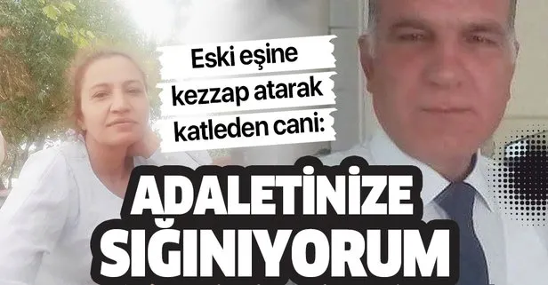 Eski eşine kezzap atarak katleden cani...