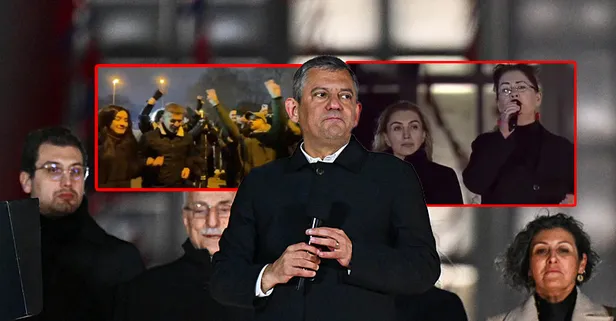 CHP'den Saraçhane vandalizmi! Özgür Özel Başkan Erdoğan'a hakaret etti | Taşımalı mitingde hem LGBT hem de "DHKP-C" izleri