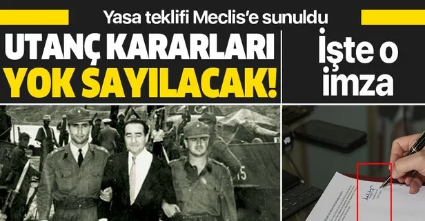 Son dakika: 27 Mayıs 1960 askeri darbesine ilişkin yasa teklifi Meclis’e sunuldu! Kararlar yok sayılacak