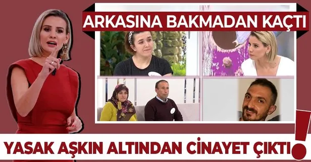 Yasak aşkın altından cinayet çıktı!