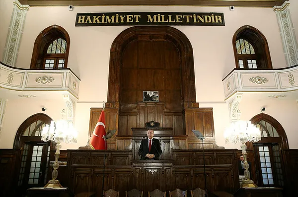 Başkan Erdoğan Birinci Meclis Binası'nda konuştu-1