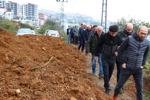 Trabzon'da inanılmaz olay! Tapusu bende' dedi, yolu kapattı-3