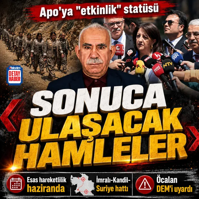 Terörsüz Türkiye sürecinde sonuca ulaşacak hamleler! Silah bırakma için Öcalan’a etkinlik statüsü | İmralıdan DEMe uyarı