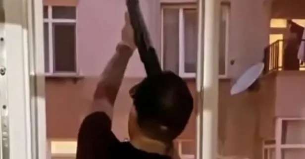 Zeytinburnu'nda pompalı maganda: O anlar kamerada