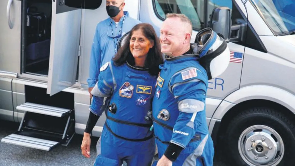Uzayda mahsur kalan astronotlar 9 ay sonra dönüyorlar!