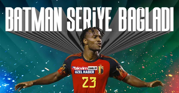 Batman seriye bağladı! Fenerbahçe'nin yeni transferi Michy Batshuayi Belçika'nın vazgeçilmezi oldu