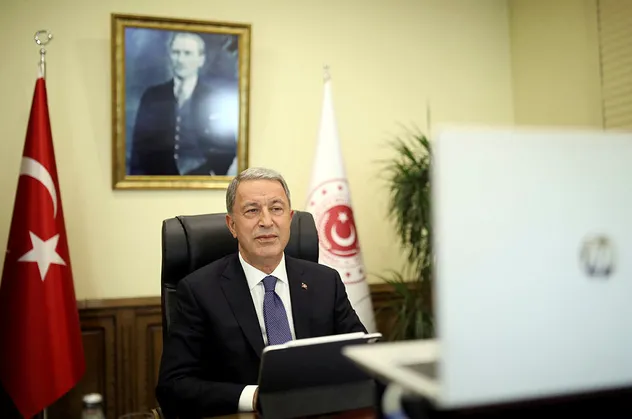 Bakan Akar'dan net Doğu Akdeniz mesajı: Türkiye'nin olmadığı planlar başarısızlığa mahkum
