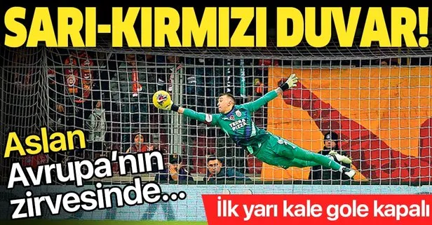 Sarı-kırmızı duvar! Galatasaray ilk yarılarda yediği 3 golle Avrupa’nın zirvesinde
