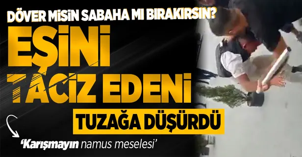 Mesajla taciz ettiği kadının eşi ve akrabaları tarafından meydan dayağı atıldı