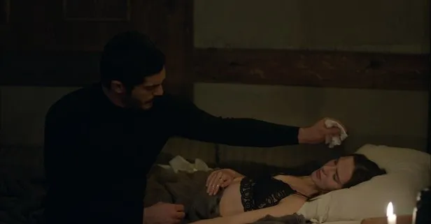 Maraşlı dizisinde dikkat çeken sahne: Alina Boz’un canlandırdığı Mahur hastalanıyor