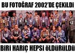 Karayılan hariç hepsi öldü