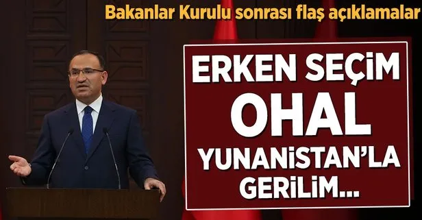 Hükümet Sözcüsü Bekir Bozdağ Bakanlar Kurulu sonrası açıklama yaptı