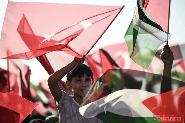 BÜYÜK FİLİSTİN MİTİNGİ! 7'den 70'e milyonlarca vatandaş Atatürk Havalimanı'na akın etti! - 25