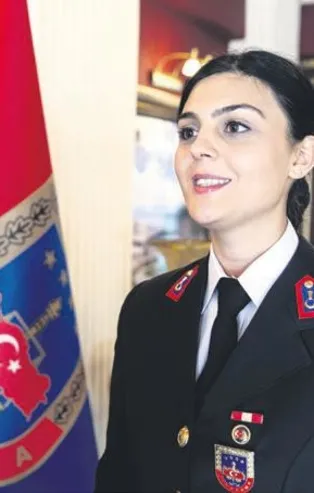 Jandarmanın güçlü güzeli Hilal Bakan