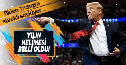 Biden, Trump'a sürekli söylüyor! 2019'un kelimesi belli oldu: Varoluşsal