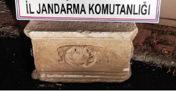 Tarihi eser operasyonu! Roma dönemine ait ’Lahit’ ele geçirildi