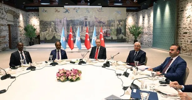 Başkan Erdoğan, Somali Cumhurbaşkanı Hasan Şeyh Mahmud’u kabul etti