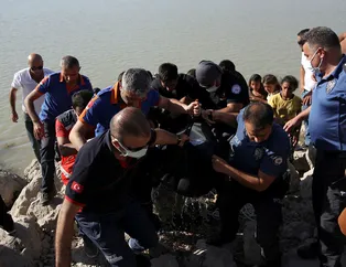 Göle giren çocuk boğuldu