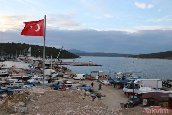 İzmir Depremi sonrası oluşan tsunaminin vurduğu Sığacık'taki 500 yıllık Osmanlı kalesi zarar gördü - 6