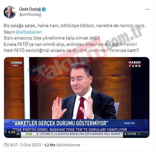 Ümit Özdağ'ın 7'liyi yerden yere vurduğu tweetlerini hatırlatıyoruz... Bunları nasıl yutacaklar?-20