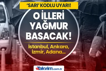 Meteoroloji 14 ili tek tek açıkladı! Hayatı felç edecek! Kapıyı bacayı kapatın yağmur geliyor! İstanbul, Ankara, İzmir, Adana...