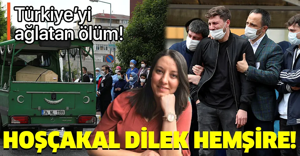 Türkiye Dilek hemşireye ağladı! Koronavirüsten hayatını kaybeden Dilek Akçabelen için çalıştığı hastanede tören düzenlendi!